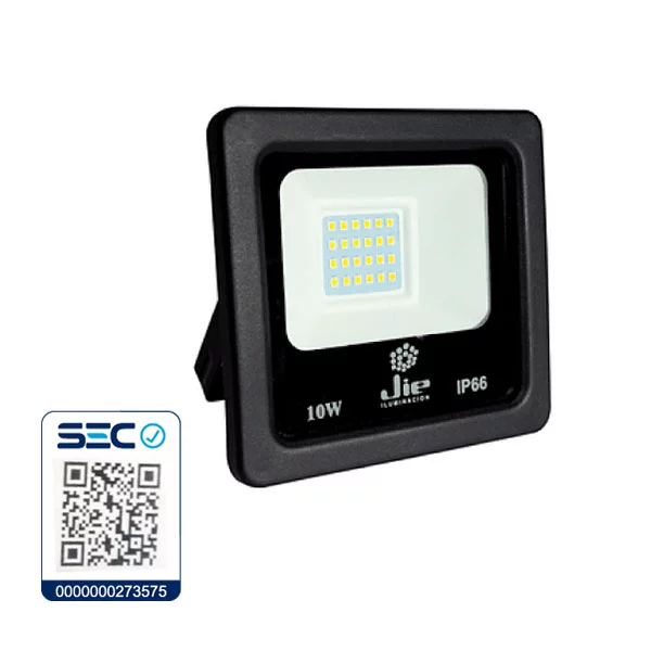 PROYECTOR LED ULTRA THIN 10W IP65 NEGRO