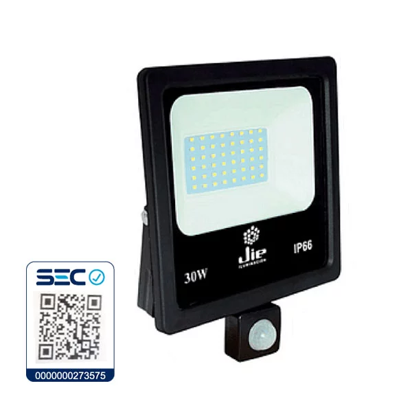 PROYECTOR LED ULTRA THIN SMD 30W IP66 LUZ FRÍA C/ SENSOR DE MOVIMIENTO - Imagen 2